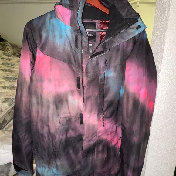 Volcom Multicolor Womens Down Jacket - Picture 1 of 4